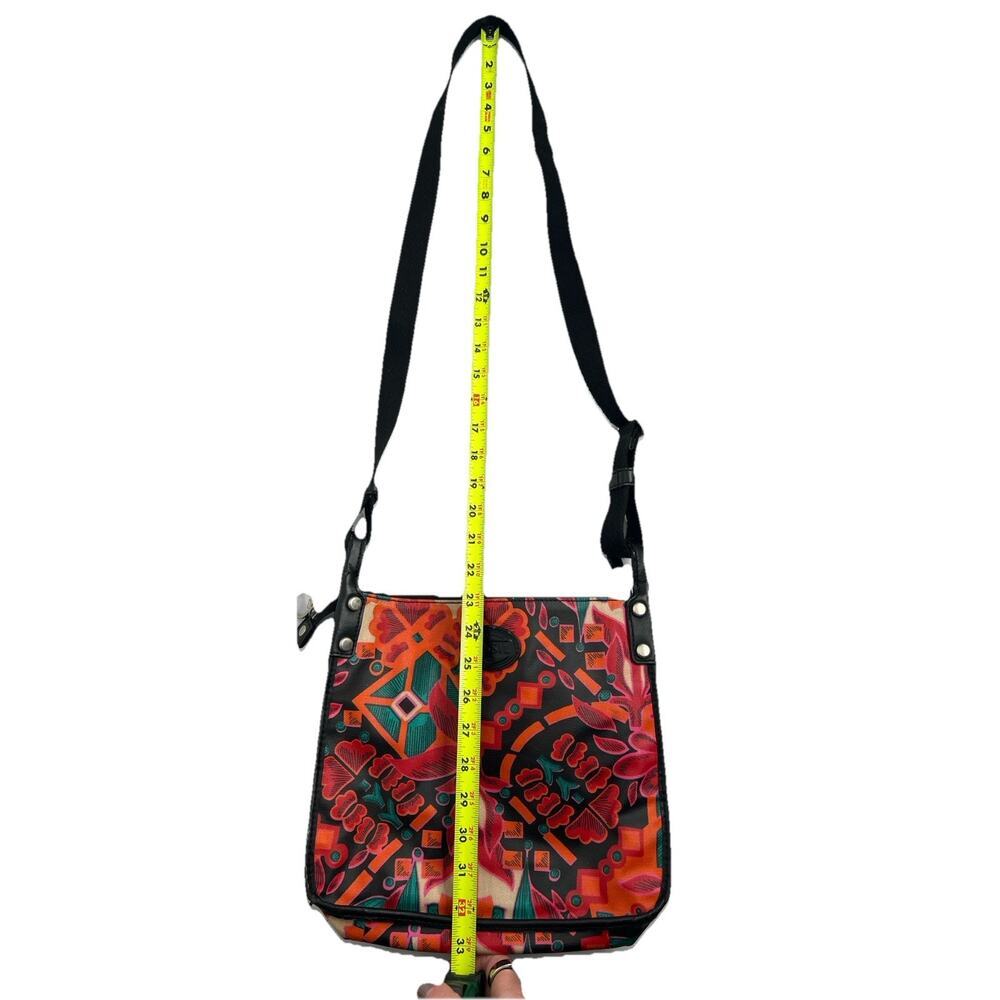 Fossil Multicolor Floral Abstract Crossbody Purse Bag - Picture 10 of 14